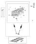 Diagram Cylinder Head 2.4L [2.4L I4 MultiAir Engine]. for your 2013 Dodge Dart