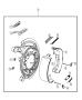 Diagram Park Brake Assembly,Rear Disc. for your RAM 4500