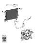 Diagram Radiator and Related Parts. for your 2019 RAM 2500