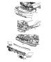 Diagram Fascia, Rear. for your 2000 Chrysler 300 M