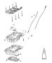 Diagram Engine Oil Pan, Engine Oil Level Indicator And Related Parts 3.2L [3.2L V6 24V VVT Engine]. for your 1999 Chrysler 300 M