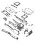 Diagram Floor Console Front. for your 2004 Chrysler 300 M