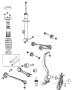 Diagram Suspension, Front RWD. for your Chrysler 300