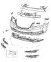 Diagram Fascia, Front. for your Chrysler 200