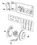 Diagram Brakes, Front. for your 1999 Chrysler 300 M