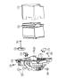 Diagram Battery, Battery Tray and Support. for your Chrysler 300 M