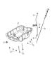 Engine Oil Pan, Engine Oil Level Indicator And Related Parts 2.4L [2.4L I4 MultiAir Engine]. Diagram