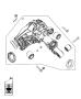 Diagram Differential Housing and Components. for your 2002 Chrysler 300 M