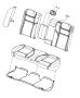 Rear Seat - Split Seat - Trim Code [B7]. Diagram