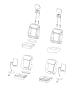 Diagram Front Seat - Bucket - Trim Code [HL]. for your 2000 Chrysler 300 M