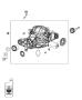 Image of DIFFERENTIAL. Rear Axle. [3.45 REAR AXLE RATIO]. image for your Chrysler 300  M