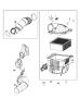 Image of SENSOR. MAP, Temperature Barometric Absolute Pressure, Temperature/Pressure, Used for: Pressure And... image for your 2004 Ram 2500   