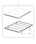 Diagram Tonneau Cover, Folding. for your RAM 2500