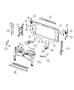 Diagram Radiator Support. for your 2021 Jeep Cherokee