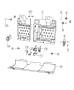 Diagram Second Row - Split Seat. for your 2003 Chrysler 300 M