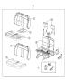 Diagram Passenger Seat Bench [PASSENGER DOUBLE SEAT]. for your 2000 Chrysler 300 M