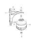 Image of BRACKET. Engine Mount. Left Side. image for your Chrysler 300  M