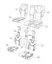 Diagram Rear Seat - Split Seat - Trim Code [TL]. for your 2003 Chrysler 300 M