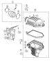 Diagram Air Cleaner 6.4L [All V8 Engines]. for your 2015 Dodge Challenger SRT PREMIUM