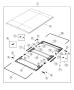 Diagram Tonneau Cover (Production). for your 2018 Jeep Cherokee Latitude Plus 3.2L V6 A/T 4X4