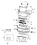 Diagram Fascia, Front. for your 2015 Jeep Cherokee Limited 3.2L V6 A/T