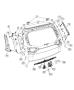 Diagram Liftgate. for your 1999 Chrysler 300 M