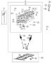 Image of HEAD ASSEMBLY. Engine Cylinder. [Air Conditioning] OR. image for your 2007 Jeep Commander   