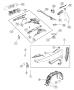 Diagram Front Fenders and Shields. for your 2004 Chrysler 300 M