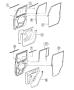 Diagram Body Weatherstrips and Seals. for your 2015 Jeep Wrangler