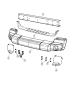 Diagram Bumper, [Painted Front Bumper], Export. for your 2015 Jeep Wrangler