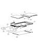 Diagram Sunroof Glass And Component Parts for your 2002 Chrysler 300 M