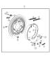 Diagram Park Brake Assembly,Rear Disc. for your 2019 Jeep Cherokee