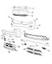 Diagram Fascia, Front for your 2001 Chrysler 300 M