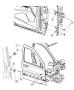 Diagram Front Door, Shell and Hinges. for your 2015 Jeep Grand Cherokee
