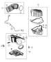 Diagram Air Cleaner 3.6L [3.6L V6 24V VVT Engine]. for your Chrysler 300 M