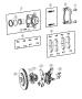 Image of PAD KIT. Front Disc Brake. bproauto. [ANTI-LOCK 4-WHEEL FNC. image for your 2001 Chrysler 300 M  