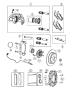 Diagram Brakes, Rear. for your 2001 Chrysler 300 M