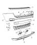 Diagram Fascia, Rear, Compass. for your 1999 Chrysler 300 M