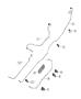 Fuel Lines, Rear, 5.7L [5.7L V8 HEMI VVT ENGINE], [5.7L V8 HEMI CNG ENGINE], 6.4L [6.4L V8 Mid Duty HEMI MDS Engine]. Diagram