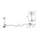 Diagram Stabilizer Bar,Rear. for your 2001 Chrysler 300 M