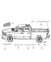 Diagram Decals and Nameplate Power Wagon. for your RAM 2500