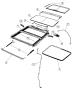 Diagram Sunroof Glass And Component Parts. for your 2015 RAM