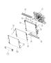 Diagram Radiator and Related Parts Hellcat LTR for your Chrysler 300 M