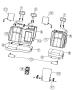 Diagram Crew Cab Rear Seat - 60/40 Split Seat. for your Chrysler 300 M