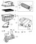 Diagram Air Cleaner 3.6L [3.6L V6 24V VVT Engine]. for your 1999 Chrysler 300 M