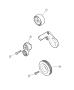 Diagram Pulleys and Related Parts. for your 2004 Chrysler 300 M