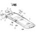 Diagram Headliners and Visors. for your 2000 Chrysler 300 M