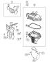 Diagram Air Cleaner 6.4L [6.4L V8 SRT HEMI MDS Engine]. for your 2016 Jeep Wrangler SPORT