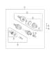 Diagram Shafts, Axle. for your 2003 RAM