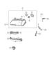 Diagram Lamps, Front. for your 2017 Chrysler 200